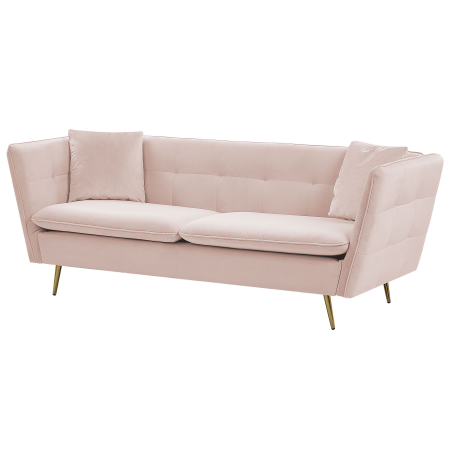 3 seater sofa FREDERICA Pink velvet [3]