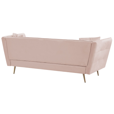 3 seater sofa FREDERICA Pink velvet [4]