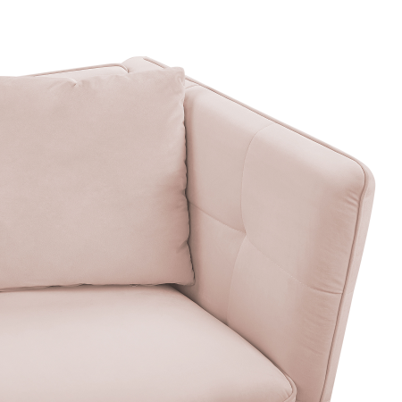 3 seater sofa FREDERICA Pink velvet [6]