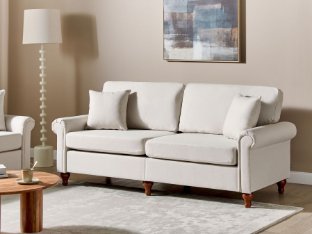 Canapea cu 3 locuri - 3-seater sofa GINNERUP Light Beige
