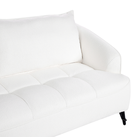 3-seater sofa HOBRO Boucle White [7]