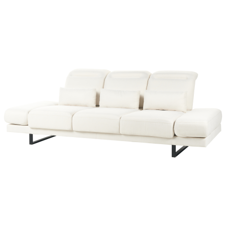 Canapea cu 3 locuri IKAST  Alb-murdar [4]