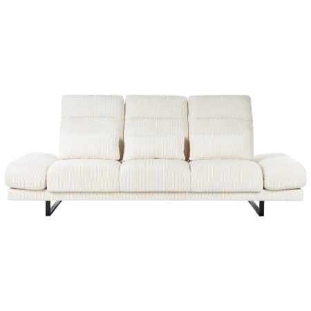 Canapea cu 3 locuri IKAST Velur Bej deschis [3]