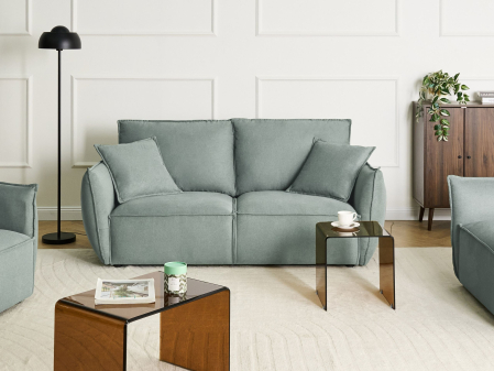 Canapele - Canapea cu 3 locuri KUNES  Verde deschis