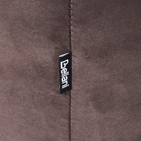 Canapea cu 3 locuri LEIREN Catifea Maro închis [9]