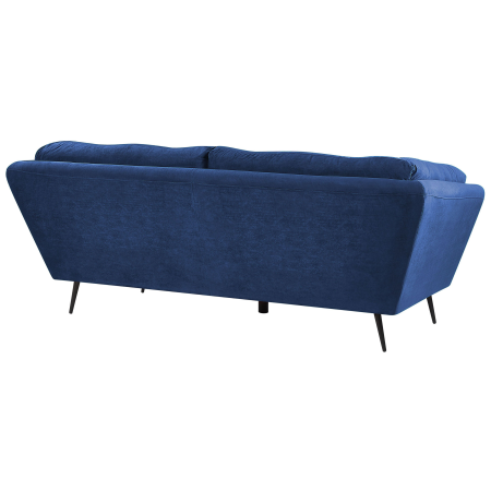 3-seater sofa LENVIK Velvet Navy Blue [4]