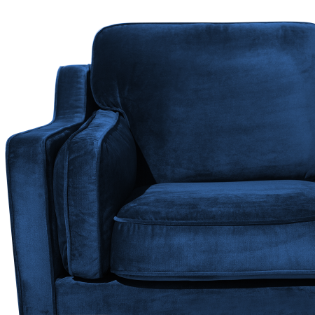 Canapea cu 3 locuri LOKKA Catifea Bleumarin [7]