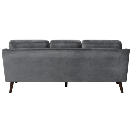 3-seater sofa LOKKA Velvet Dark grey [4]