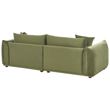 Canapea cu 3 locuri LUVOS Catifea Verde [4]