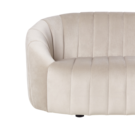 Canapea cu 3 locuri MALUNG Catifea Bej [5]