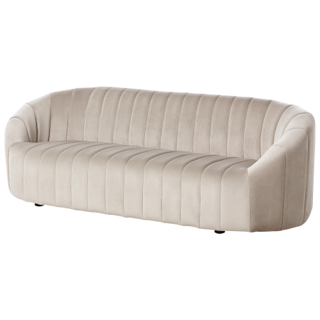 Canapea cu 3 locuri MALUNG Catifea Bej [3]