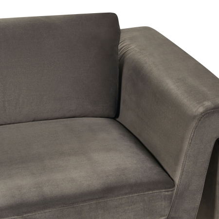 3-seater sofa MAUNU Velvet Graphite grey [6]