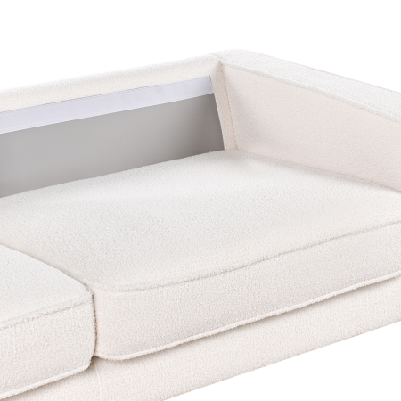 3-seater sofa SAVALEN Boucle White [8]