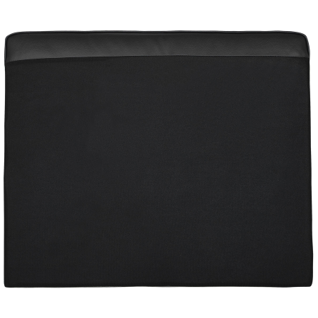 SAVALEN 3-seater sofa bed Natural leather Black [8]