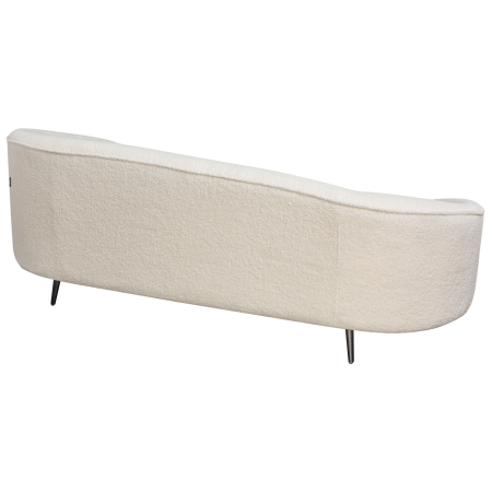 SAVAR Boucle 3-seater sofa bed White [5]