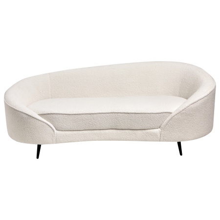 SAVAR Boucle 3-seater sofa bed White [3]