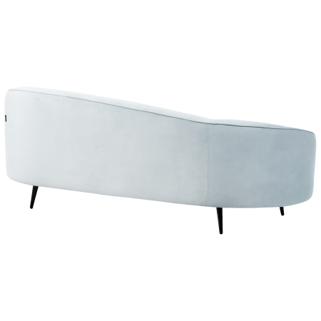 Canapea cu 3 locuri SAVAR Catifea Albastru deschis [4]