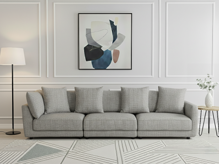 Canapele - Canapea cu 3 locuri SIGTUNA  Gri deschis