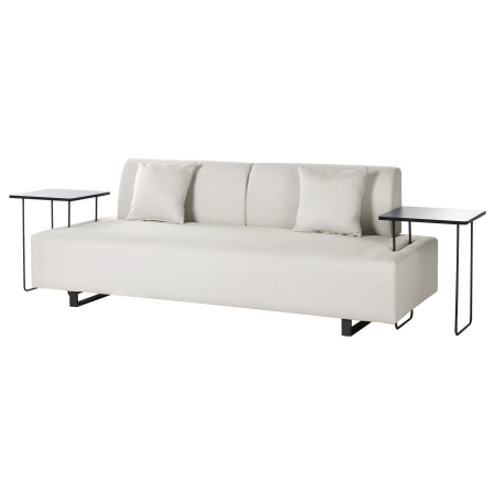3-seater sofa SOKNA Light beige with tables [1]
