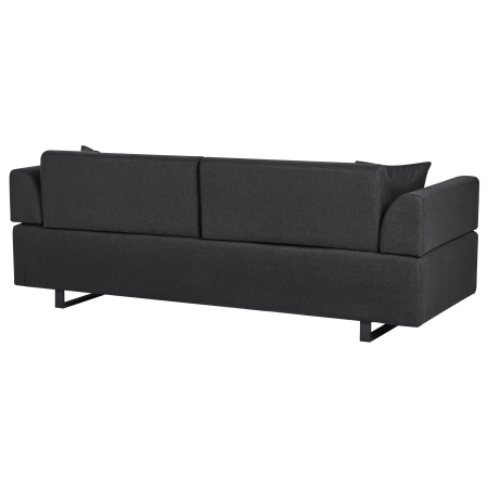 Canapea cu 3 locuri SOKNA  Negru cu mese [4]
