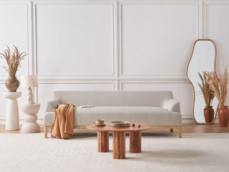 Canapea cu 3 locuri - 3-seater sofa bed SOSJO Beige open