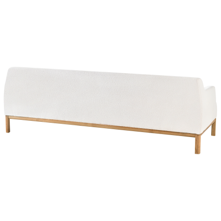 Canapea cu 3 locuri SOSJO Boucle Alb-murdar [5]