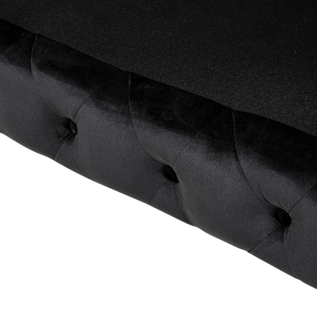 SOTRA 3-seater sofa Black velvet [6]