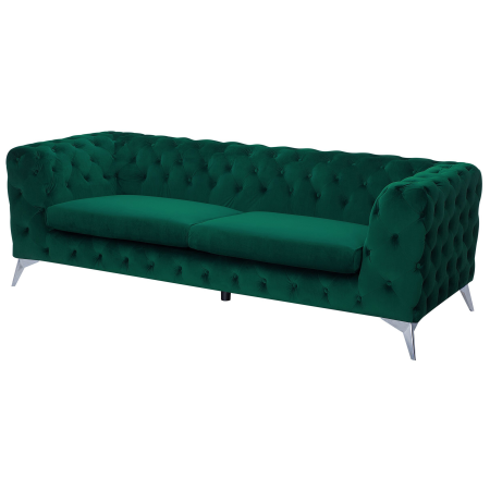 3-seater sofa SOTRA Velvet Emerald green [3]