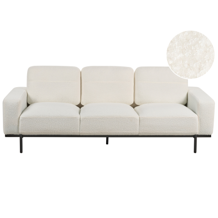 SOVIK 3-seater sofa Boucle Off-white [1]