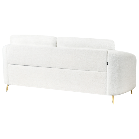 Canapea cu 3 locuri TROSA Boucle Alb [5]