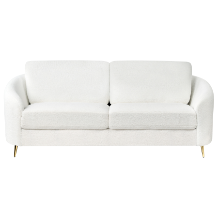 Canapea cu 3 locuri TROSA Boucle Alb [3]