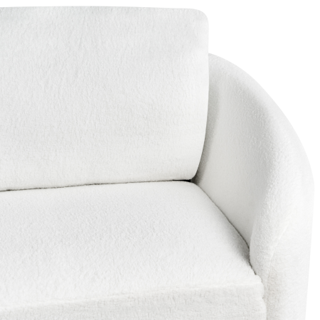 Canapea cu 3 locuri TROSA Boucle Alb [7]