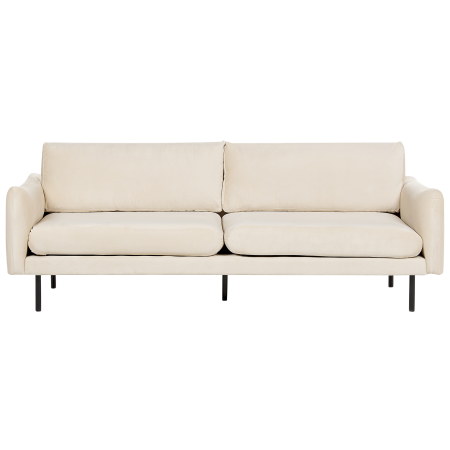 Canapea cu 3 locuri VINTERBRO Catifea Bej deschis [1]