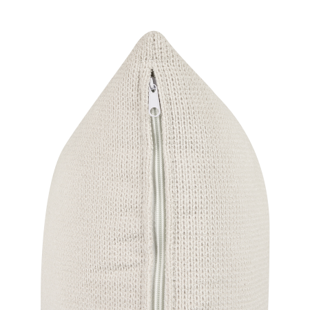 Canapea cu 3 locuri VISKAN Chenille Alb-murdar [8]