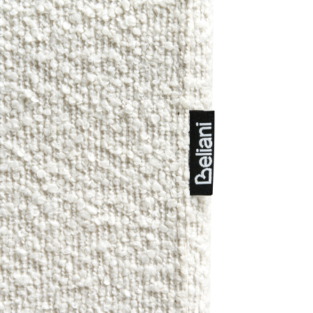 Canapea cu 3 locuri VORGOD Boucle Alb-murdar [9]