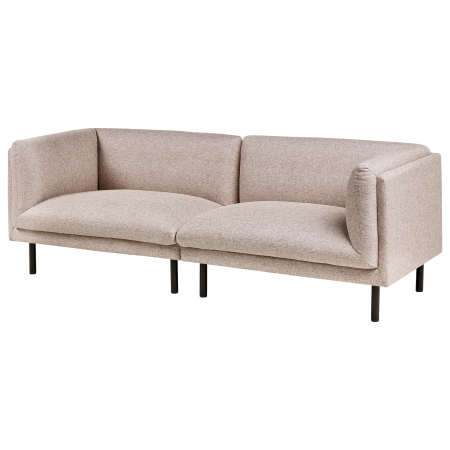 Canapea cu 3 locuri VORGOD  Maro deschis [3]