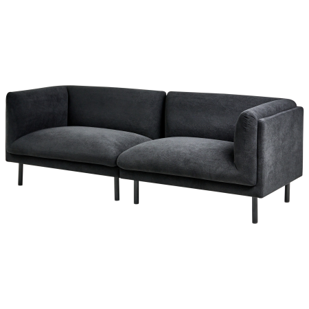 Canapea cu 3 locuri VORGOD  Negru [3]