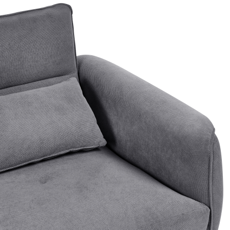 Canapea cu 3 locuri WETLAN  Gri închis [5]