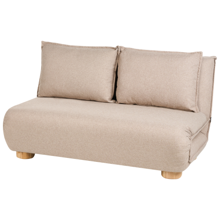 Canapea extensibilă cu 2 locuri ABISKO In sintetic Bej [1]