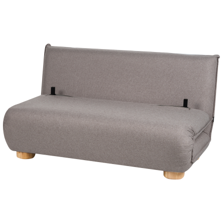 Canapea extensibilă cu 2 locuri ABISKO In sintetic Gri închis [3]