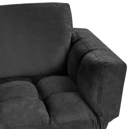 2-seater sofa BREKKE Black Extendable [7]