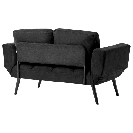 2-seater sofa BREKKE Black Extendable [5]