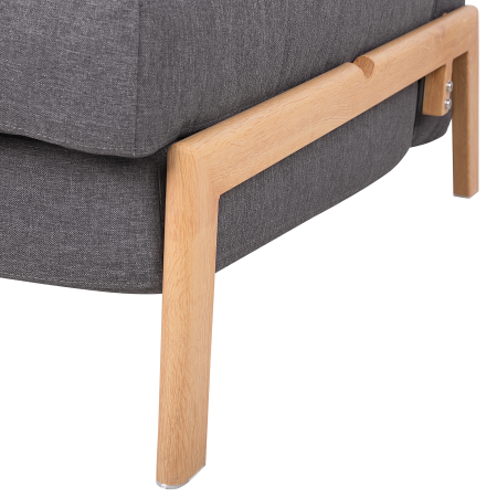 Canapea extensibilă cu 2 locuri EDLAND  Gri închis [6]