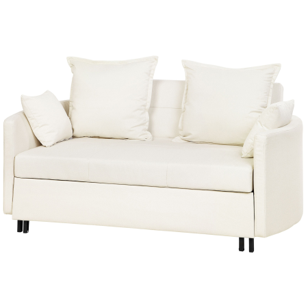 Canapea extensibilă cu 2 locuri HOVIN  Bej deschis [3]