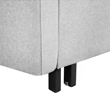 Canapea extensibilă cu 2 locuri HOVIN  Gri deschis [7]