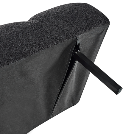 2-seater sofa INGARO Boucle Black [8]