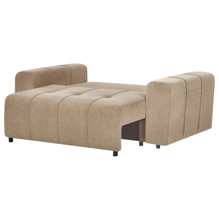 Canapea extensibilă cu 2 locuri INNVIK  Maro cu depozitare [4]