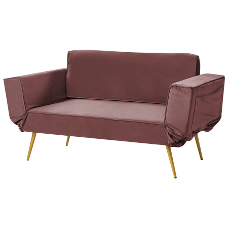SAARELA 2-seater sofa bed Velvet Pink [3]