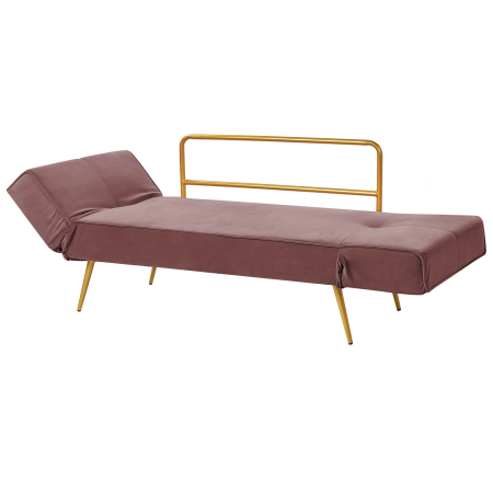 SAARELA 2-seater sofa bed Velvet Pink [6]