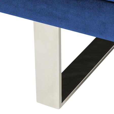 Canapea extensibilă cu 2 locuri YORK Catifea Bleumarin [6]